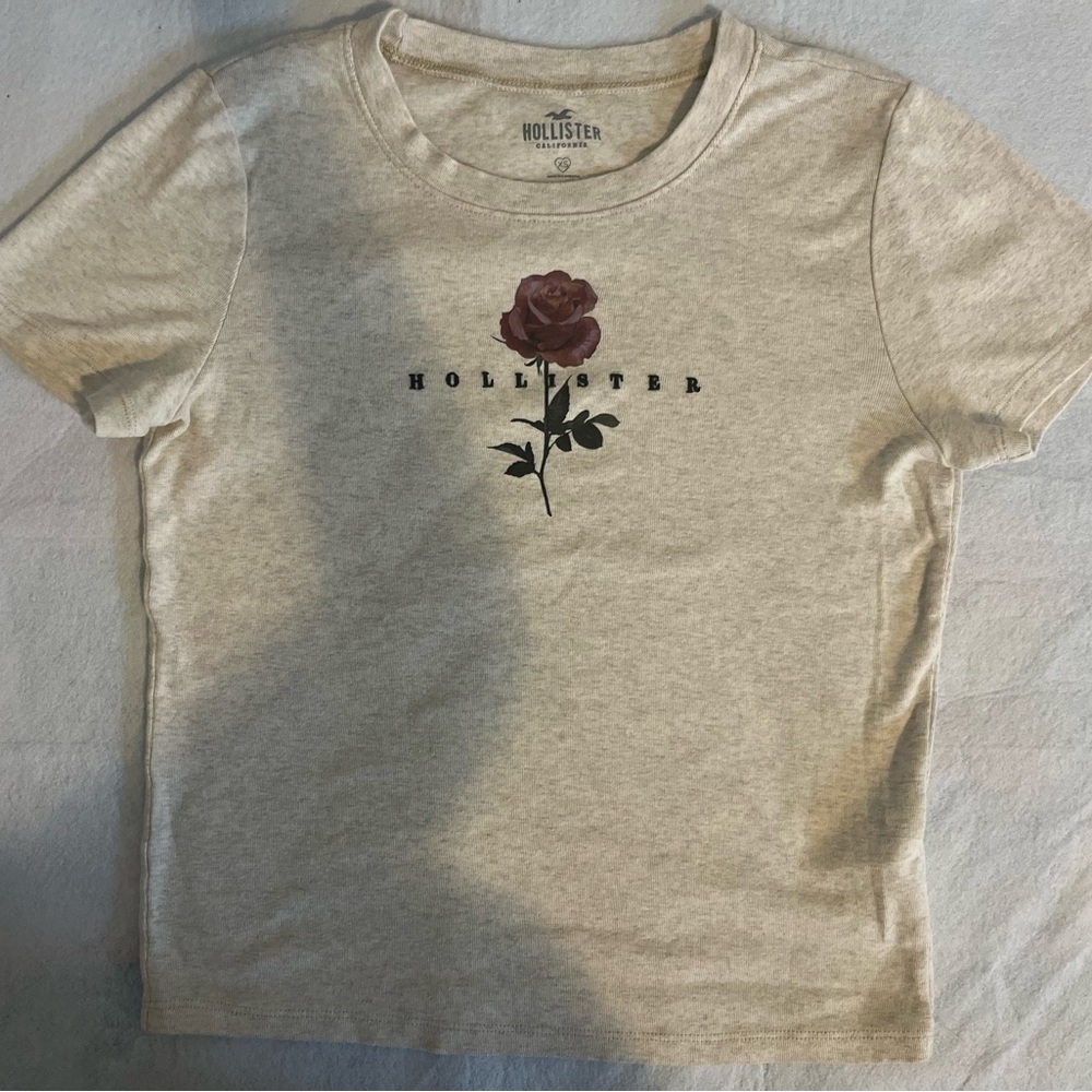 Hollister Baby Tee Size XS)